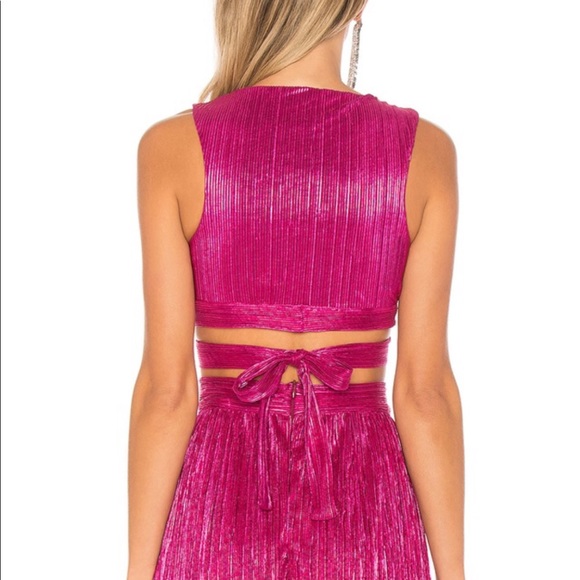 NWT For Love & Lemons Marion Cross Front Top - Picture 2 of 10